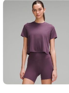 lululemon athletica ultralight waist length T Shirt grape
